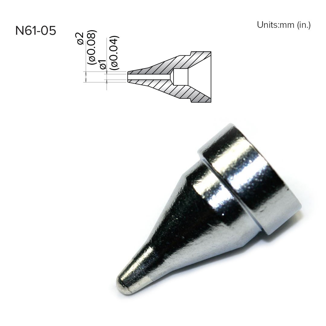 HAKKO NOZZLE,1.0mm,EXT.,FR-301,FR-4101/4102